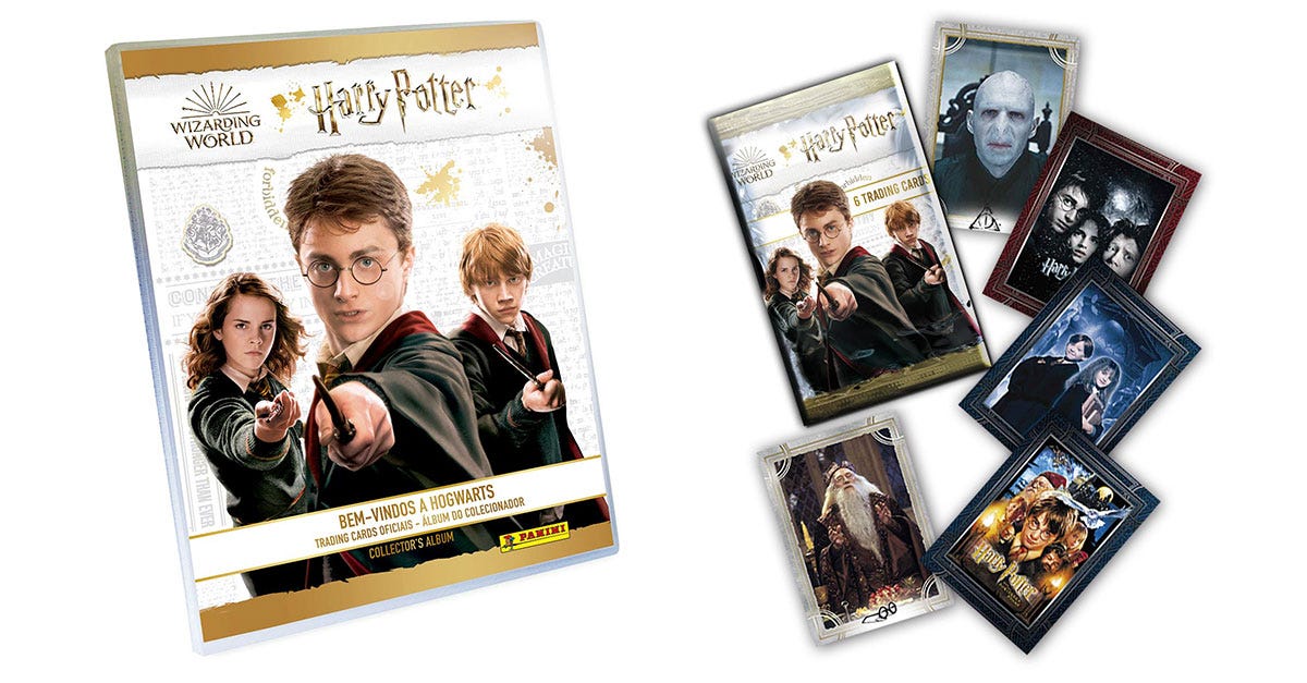 HARRY POTTER-WELCOME TO HOGWARTS TRADING CARDS